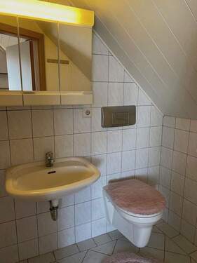 Toilette oben - 