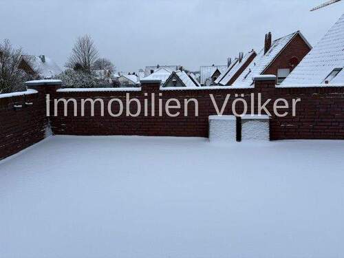 Dachterrasse im Winter - 
