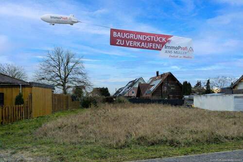 Blick über das Baugrundstück - Achtung, mit KI bea - Provisionsfrei für Käufer: Baugrundstück in ruhiger Sackgassenlage von Werl-Hilbeck