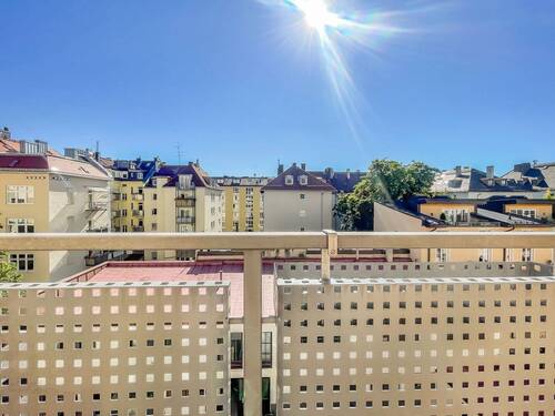 Ausblick vom Balkon Richtung Süden - 