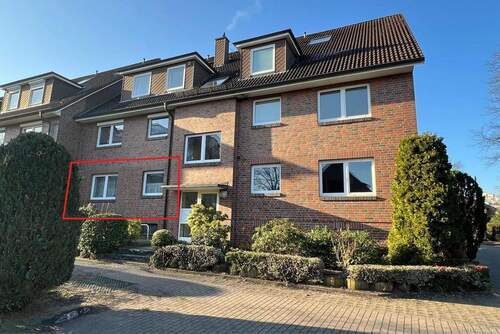 Eingangsseite - Terrassenwohnung in Zentrumsnähe!