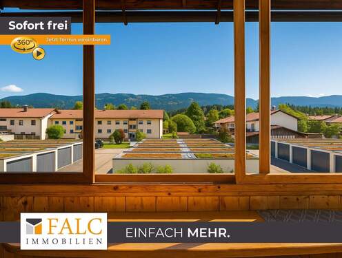 Loggia - 3-Zimmer-Wohnung mit Loggia und Bergblick zwischen Tegernsee und Schliersee ab April 2026 bezugsfrei