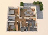Grundriss EG - Visualisierung mit KI - 