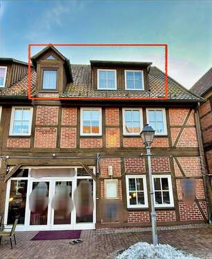 Nordansicht Richtung Fußgängerzone - 2 Zimmer Etagenwohnung zum Kaufen in Bad Bevensen