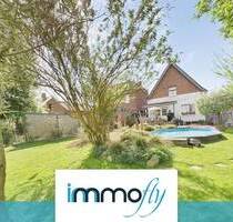 103 m² Wohnfläche auf 1.208 m² Grundstück - Einfamilienhaus mit Pool & großem Garten in ruhiger Lage - Heinsberg Karken