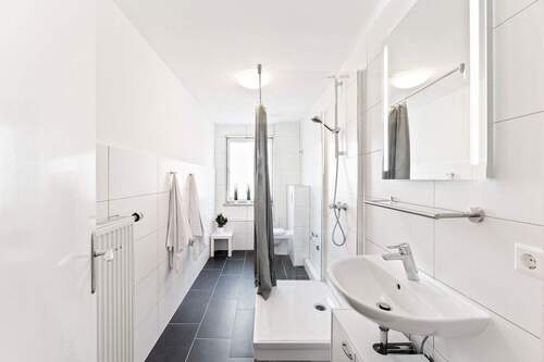 Badezimmer - Etagenwohnung mit 20,00 m² in Kirchentellinsfurt zur Miete