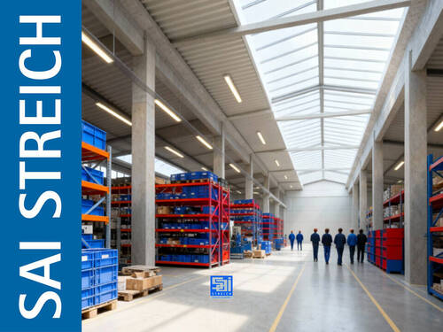 Anzeigenfoto 2195 - Die Zukunft lagert hier - Großraumhalle