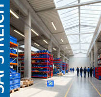 Die Zukunft lagert hier - Großraumhalle - Bielefeld Brackwede