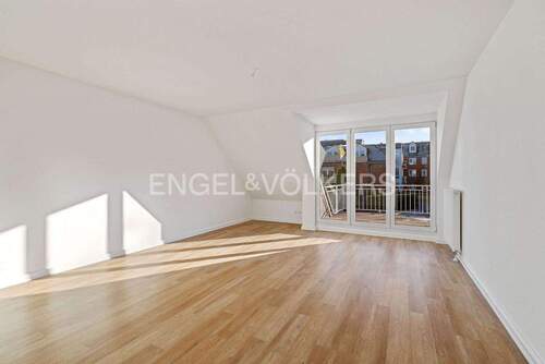 Ansicht Wohnzimmer - 3 Zimmer Terrassenwohnung zum Kaufen in Norderstedt