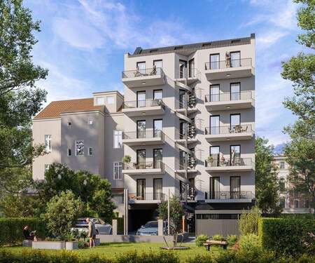 Visualisierung Hofansicht - EIN APPARTMENT WIE FÜR SIE GEMACHT 36 m² absolute Lebensqualität