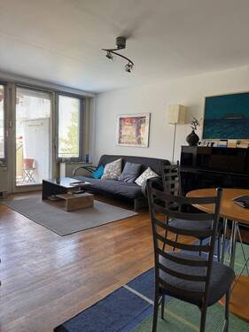 Wohnzimmer.jpg - gemütliche 2-Zimmer-Wohnung in ruhiger Lage im Stadtteil Milbertshofen