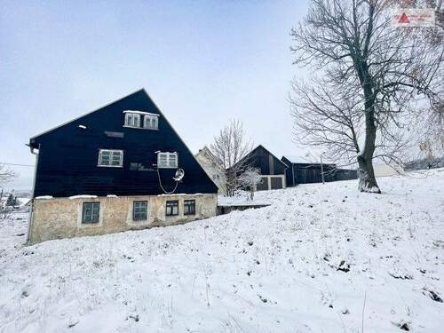 Giebelseite - Grundstück in Kurort Seiffen