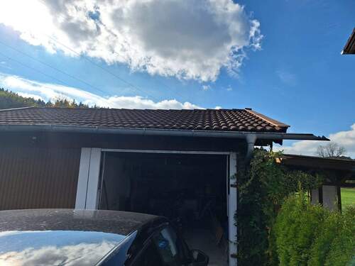 Garage mit Gartenhaus - 