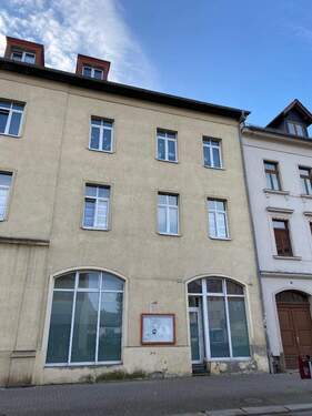 Hausansicht - Gewerbefläche Laden im Zentrum von Borna