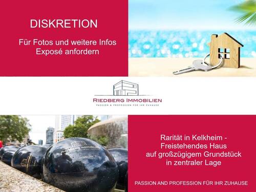 Secret Deal - Rarität in Kelkheim - Freistehendes Haus auf großzügigem Hanggrundstück in zentraler Toplage