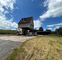 REDUZIERT - Grundstück mit Fahrzeughalle am Ortsrand von Sontra - Berneburg