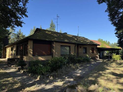 Seitenansicht vom Vorgarten - 4 Zimmer Einfamilienhaus in Schnackenburg