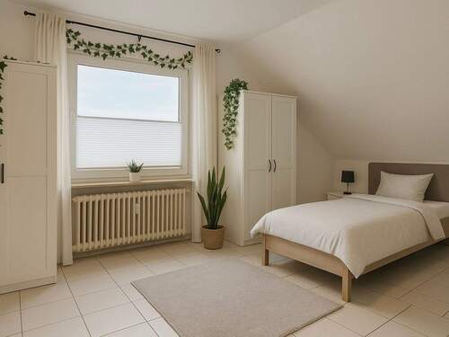 Schlafzimmer Visuell - 9 Zimmer Mehrfamilienhaus, Wohnhaus in Hasbergen