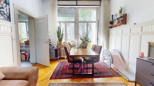 Wohn-/ Essbereich - EG - 7 Zimmer Mehrfamilienhaus, Wohnhaus zum Kaufen in Frankfurt am Main