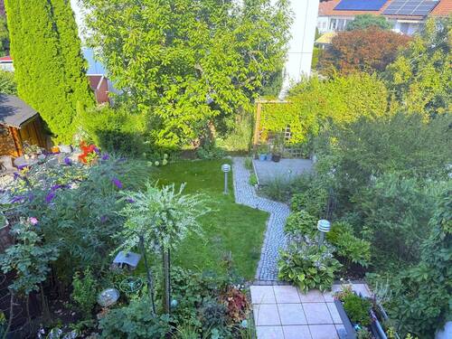 Garten - Reihenmittelhaus mit 130,00 m² in Kaufbeuren zum Kaufen