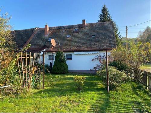 Westansicht - 3 Zimmer Doppelhaushälfte in Vierkirchen