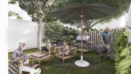 Visualisierung Garten - 