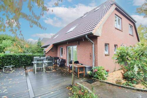 rückwärtige Terrasse - 4 Zimmer Doppelhaushälfte zum Kaufen in Strande