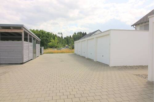 Garagenansicht/Fahrradabstellplatz - 