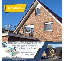 Moderne Eigentumswohnung mit Dachterrasse & Studio in Top-Lage von Remels