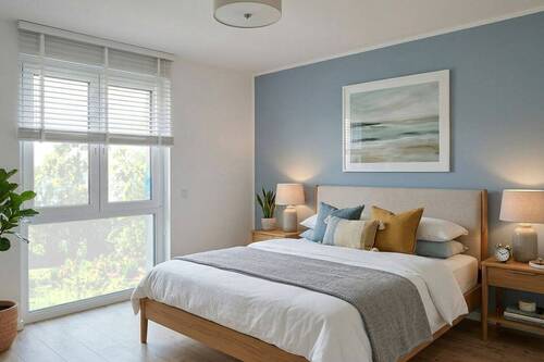 Schlafen-Einrichtung visualisiert - 2 Zimmer Etagenwohnung in Frankfurt (Oder)