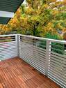 Blick vom Balkon im Herbst - 