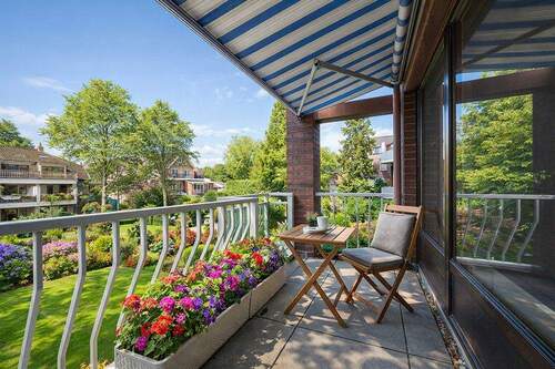 Balkon_II-4_gestaged - 2 Zimmer Etagenwohnung zum Kaufen in Hamburg