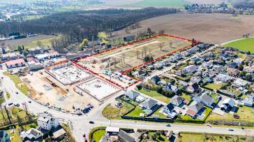Luftbild Wohngebiet - Grundstück in Frohburg