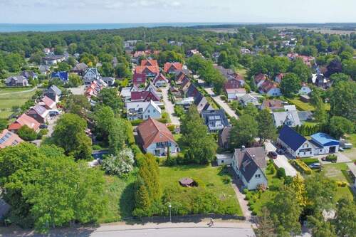 Luftbild Westansicht - Grundstück in Prerow