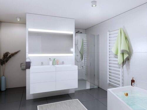 Visualisierung Badezimmer - Etagenwohnung mit 75,30 m&sup2; in Magdeburg / Buckau zum Kaufen