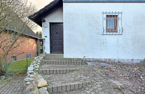 Hauseingang - 3 Zimmer Einfamilienhaus in Hamburg