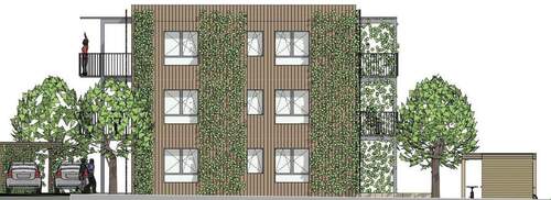Entwurf Fassade West - 