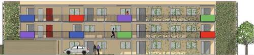 Entwurf Fassade Nord - 