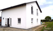 Aussenansicht mit Eingangsbereich - 5 Zimmer Einfamilienhaus zum Kaufen in Rödelsee
