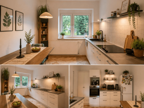 Küche - Frei ab 01.09.2026 Gemütliche 3-Zimmer-Wohnung im Erdgeschoss (Hochparterre) ohne Einbauküche ohne Balkon