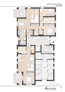 Übersicht EG - Etagenwohnung mit 87,60 m&sup2; in Werl zum Kaufen