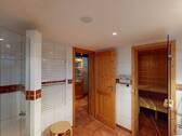 Tageslicht-Duschbad mit Sauna im Erdgeschoss - 