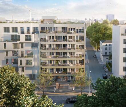 Außenvisualisierung - 2 Zimmer Etagenwohnung in Berlin