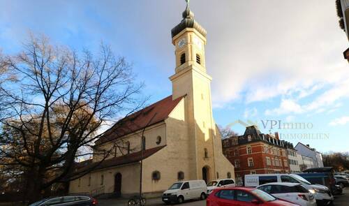 Blick von der Loggia - 3 Zimmer Etagenwohnung in München
