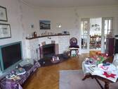 Wohnzimmer mit Kaminofen - 