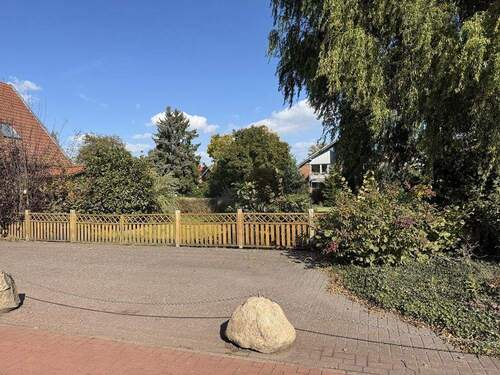 Grundstücksfront an der Langen Straße - Grundstück in Steyerberg zum Kaufen