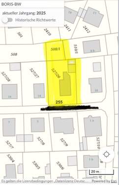 Flurkarte 527/26 plus 508/1 - 