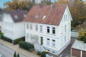 Außenansicht - Altbaucharme trifft auf attraktives Investment: MFH mit 3 Einheiten und gutem Potenzial in Herford