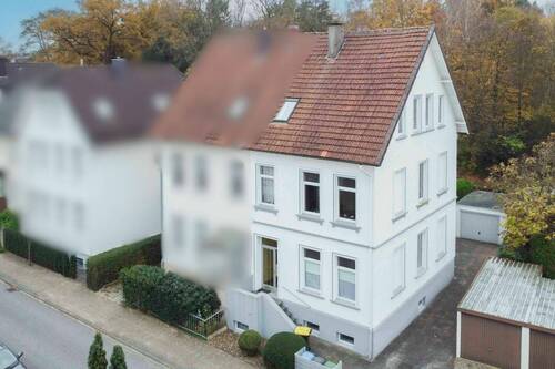 Außenansicht - Altbaucharme trifft auf attraktives Investment: MFH mit 3 Einheiten und gutem Potenzial in Herford