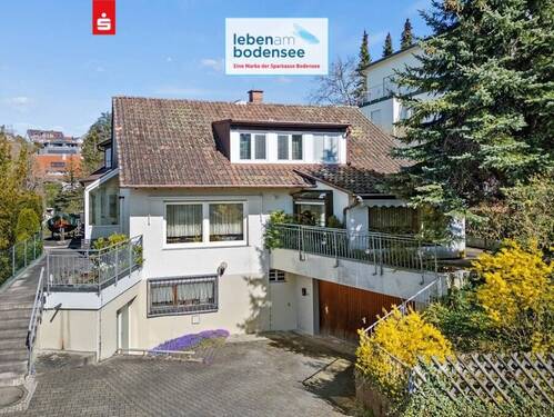 Wohnhaus Südansicht - - See- und Bergsicht - sehr ruhige Wohnlage - freistehendes Einfamilienhaus mit viel Platz